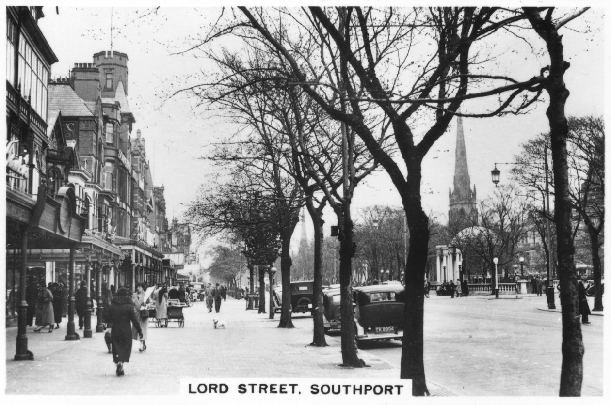 Lord Caddesi, Southport, 1937 by Unbekannt