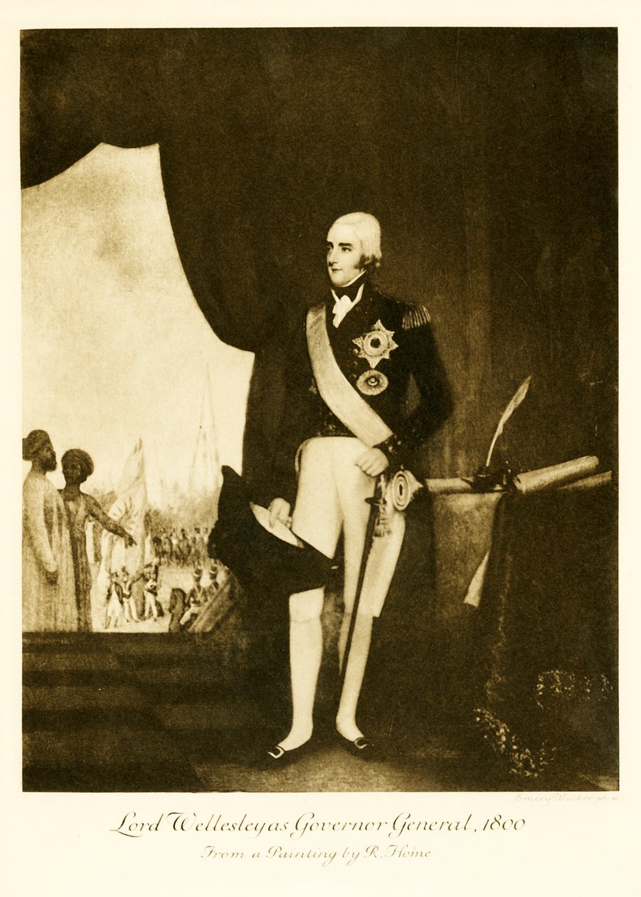 Lord Wellesley, Genel Vali, 1800, 1925 olarak. by Unbekannt