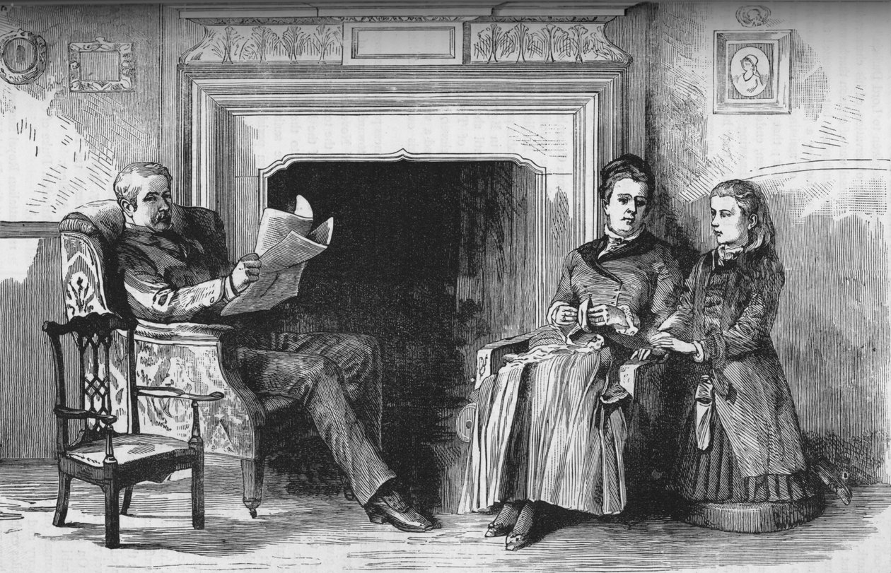 Lord ve Lady Wolseley ve kızları, c1882-85 by Unbekannt