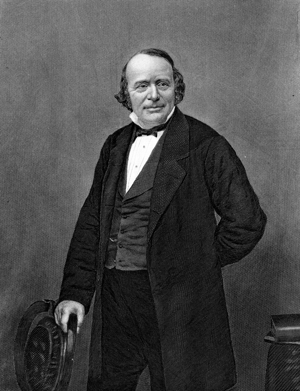 Louis Agassiz 1807-1873, İsviçre doğumlu Amerikalı doğa bilimci ve buzulbilimci, c1860 by Unbekannt