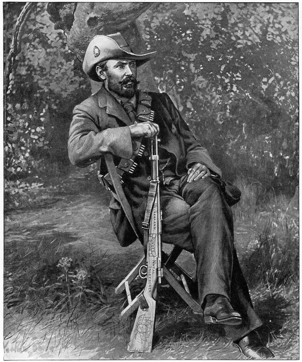 Louis Botha, Afrikaner askeri ve devlet adamı, c1900. by Unbekannt