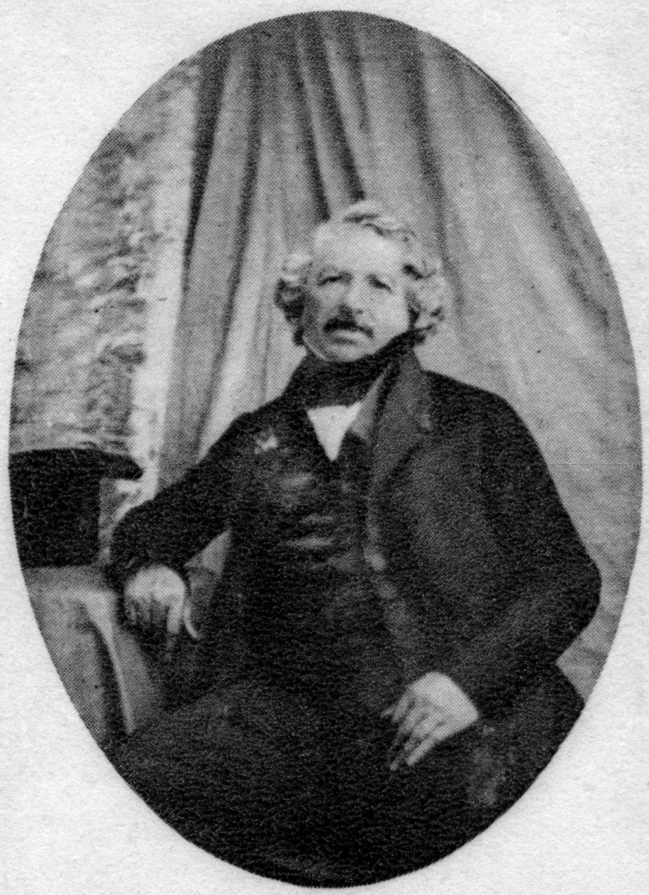 Louis Daguerre, Fransız fotoğraf öncüsü, c1845-1851 by Unbekannt