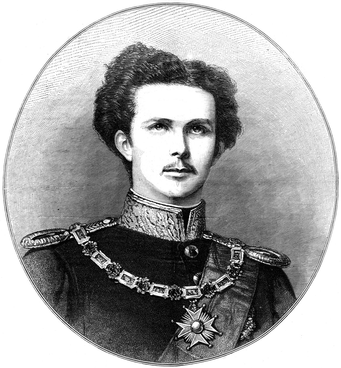 Louis II, Bavyera Kralı, 19. yüzyıl by Unbekannt