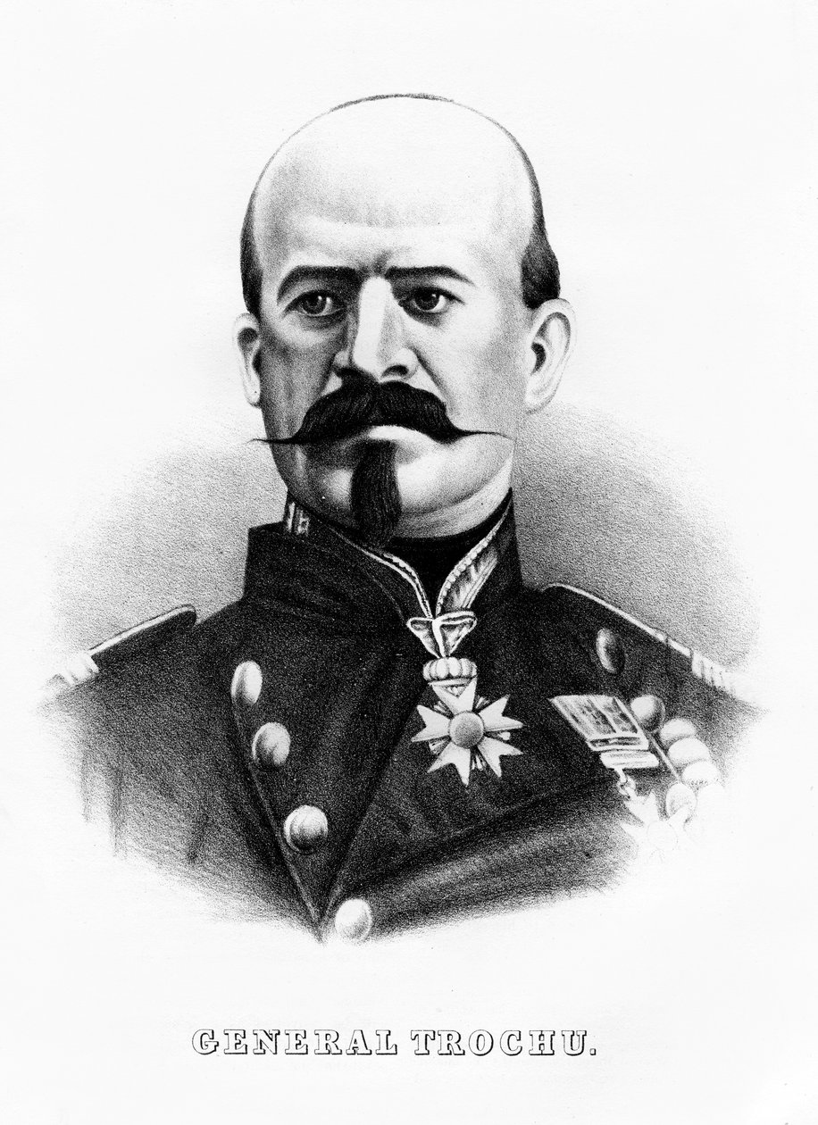 Louis Jules Trochu, Fransız askeri lider ve politikacı, 19. yüzyılın ortaları by Unbekannt