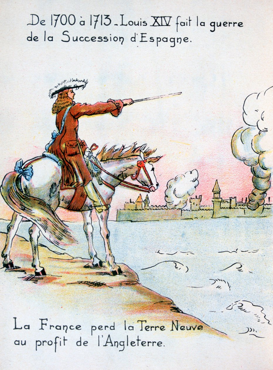 Louis XIV ve İspanyol Veraset Savaşı, 1700-1715 20. yüzyıl by Unbekannt