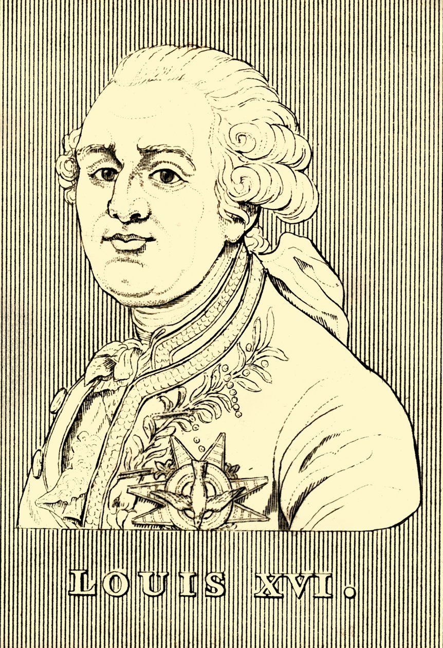 Louis XVI, 1754-1793, 1830. by Unbekannt