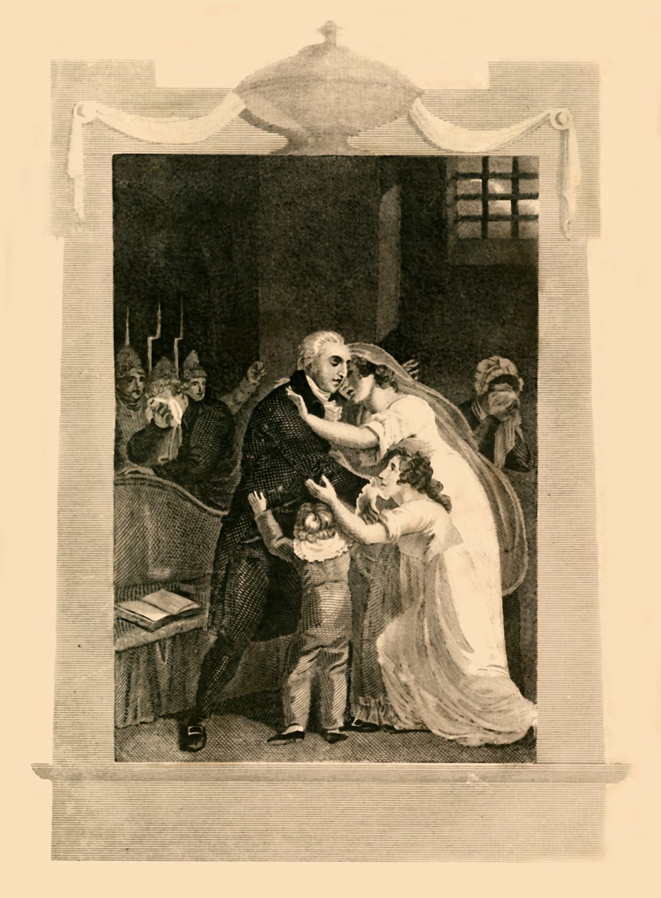 Louis XVI, idamından önce ailesinden ayrıldı, 1782,1816. by Unbekannt