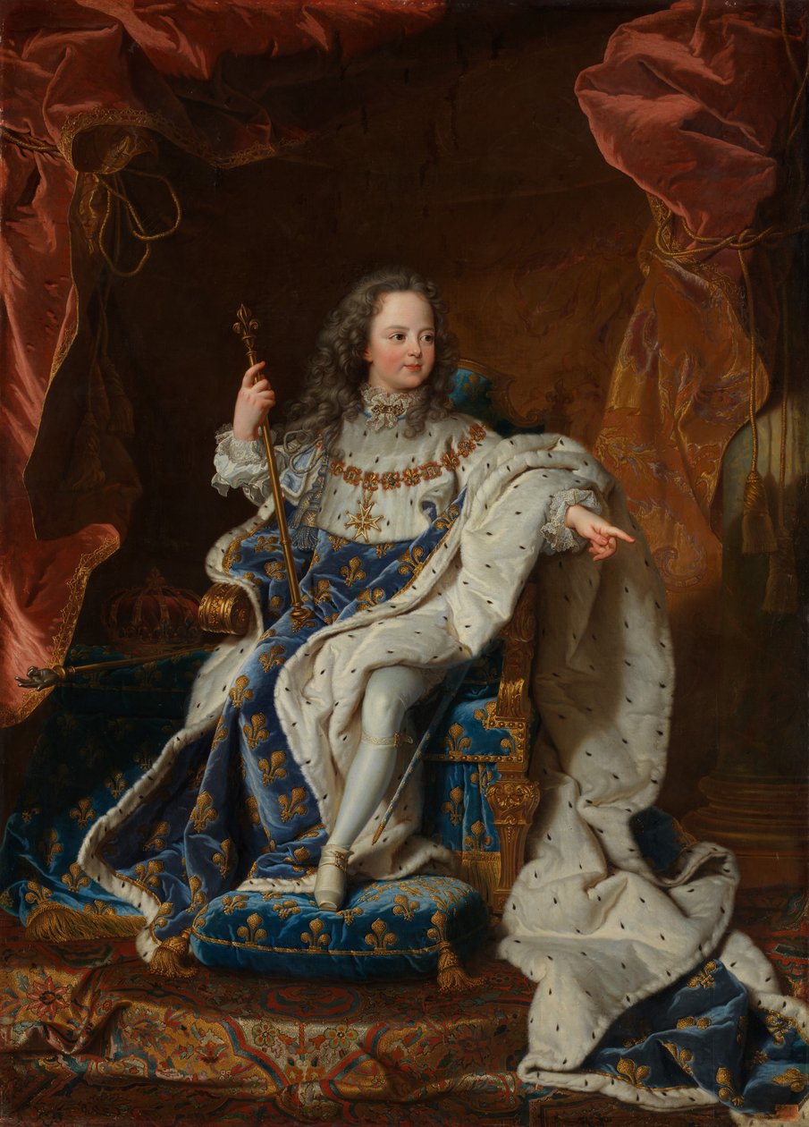 Louis XV 1710-1774 Çocukken, yaklaşık. 1716-24. by Unbekannt