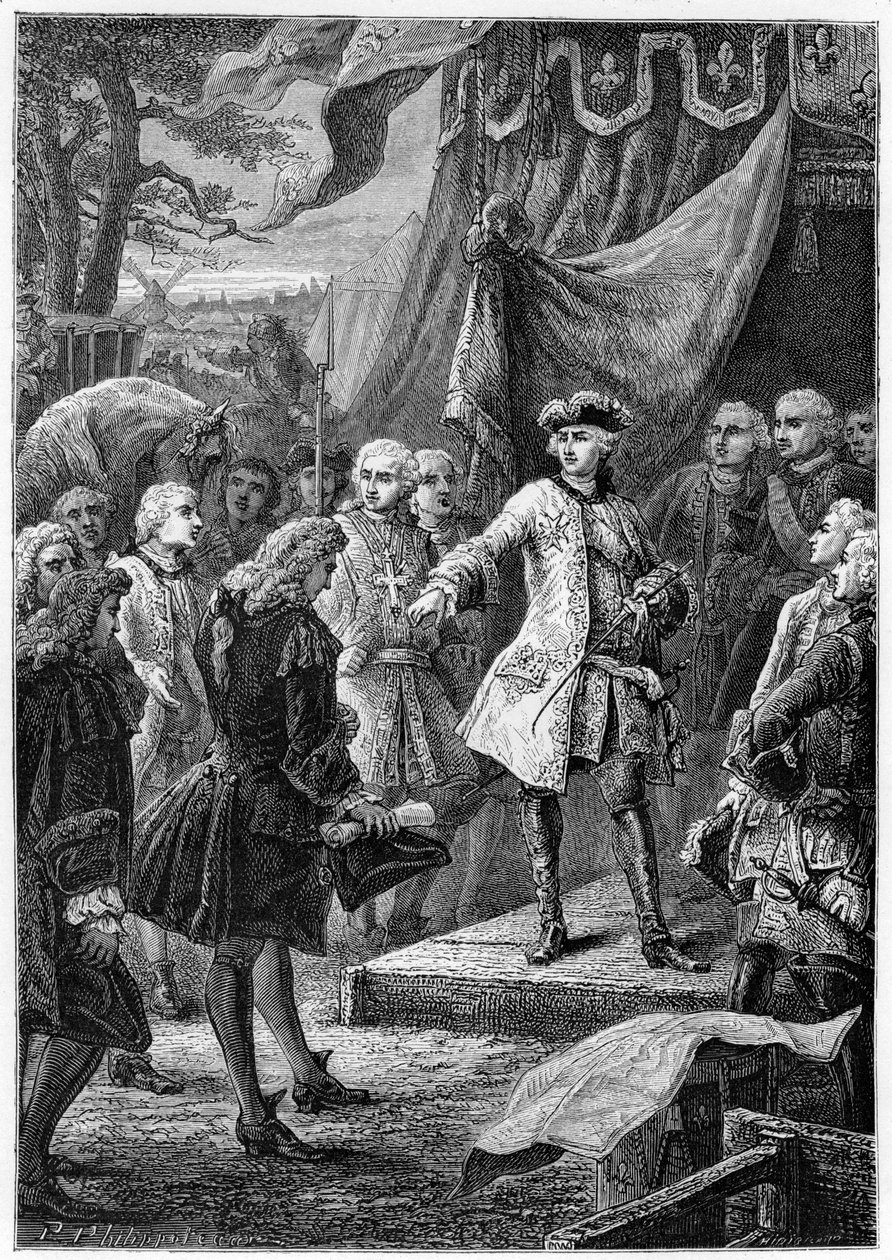 Louis XV, Fransa Kralı ve Hollanda Büyükelçisi, 19. yüzyıl by Unbekannt