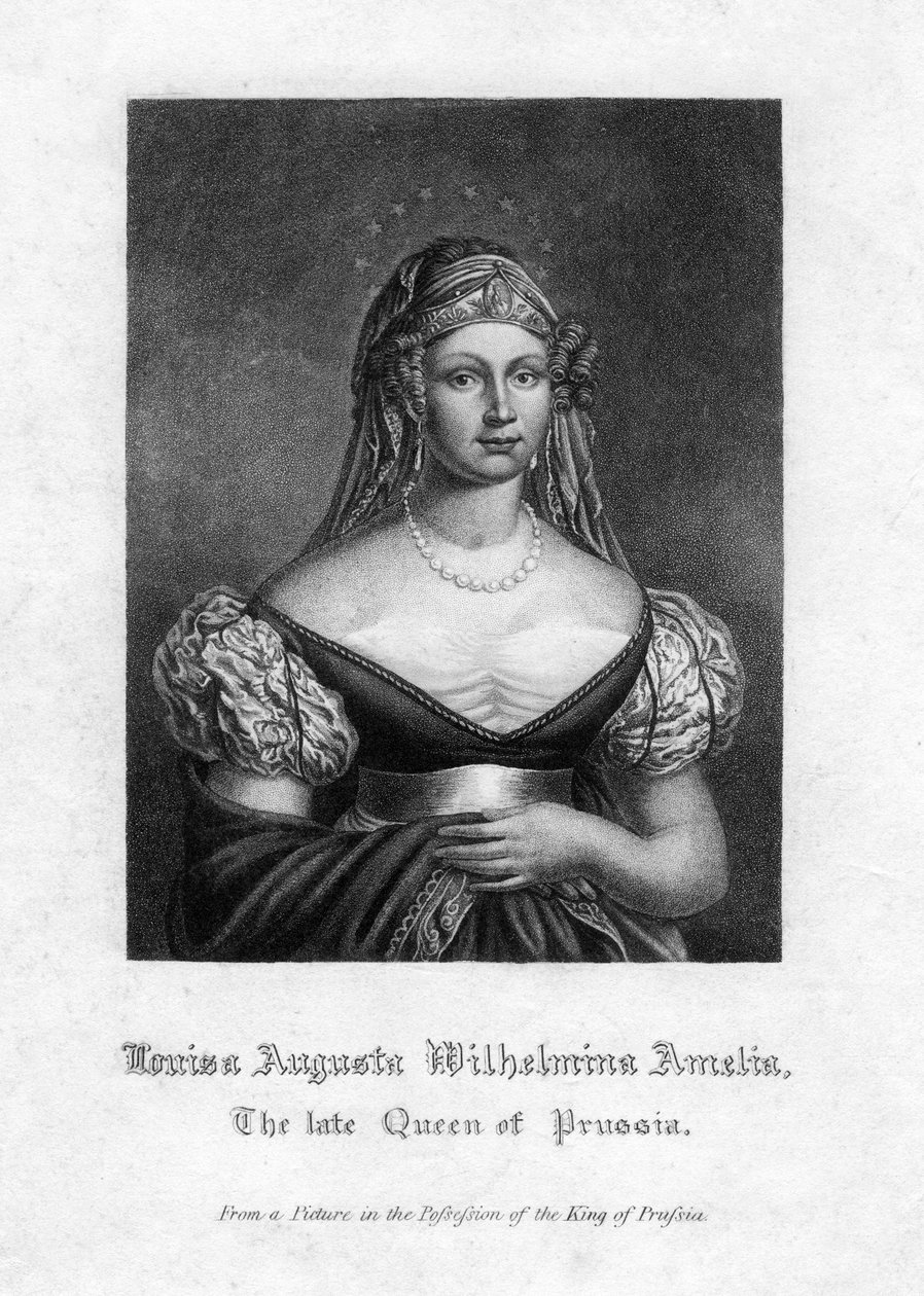 Louise Augusta Wilhelmine Amalie, Prusya Kraliçesi by Unbekannt