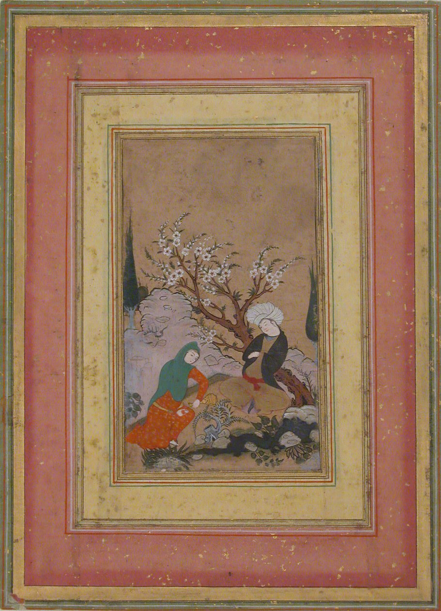 Aşk Sahnesi, 16. yüzyılın sonu ve 17. yüzyılın başı. by Unbekannt