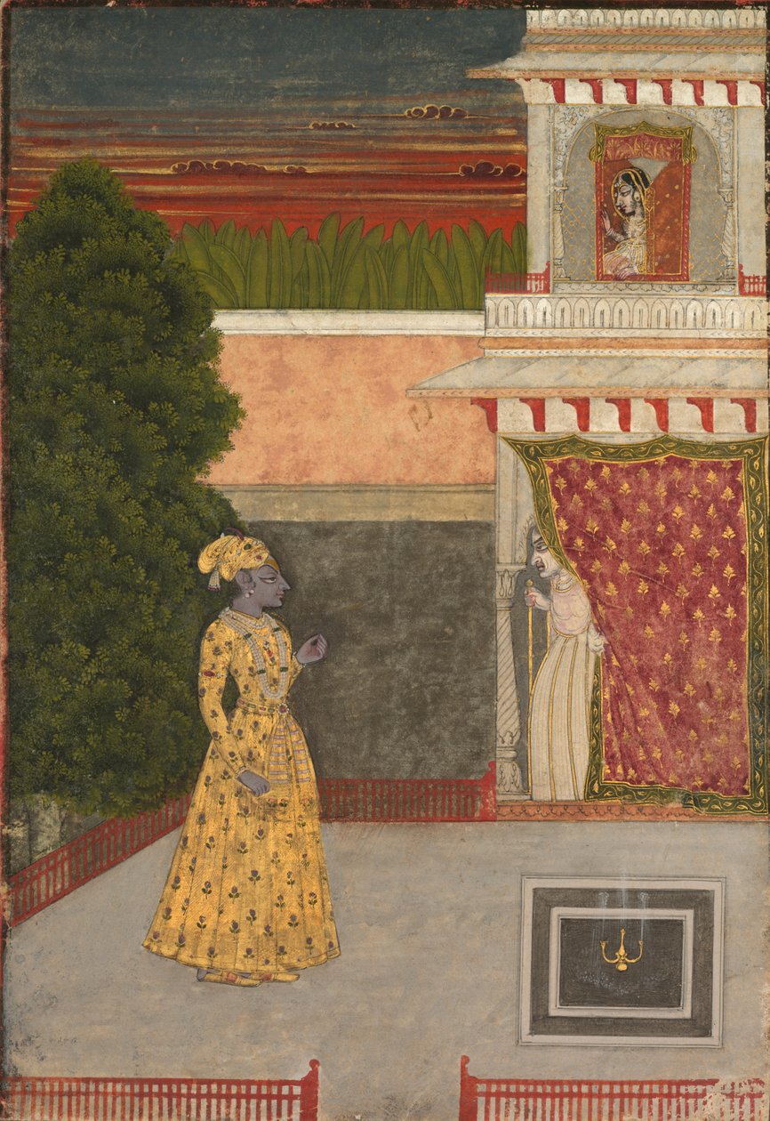 Aşıklar ve Eski Bir Kocakarı, c. 1780 - 1790. by Unbekannt