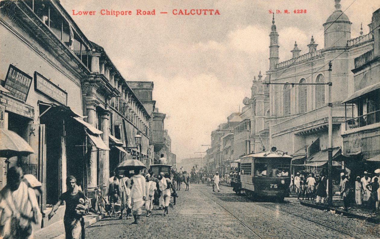 Aşağı Chitpore Yolu - Kalküta, c1910 by Unbekannt