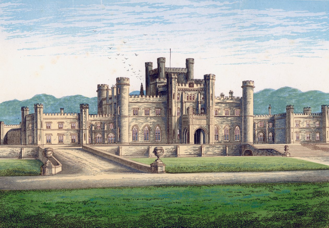 Lowther Kalesi, Cumbria, 19. yüzyılın sonlarında by Unbekannt