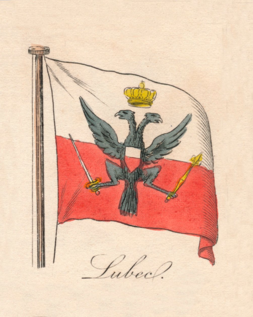 Lübec, 1838 by Unbekannt