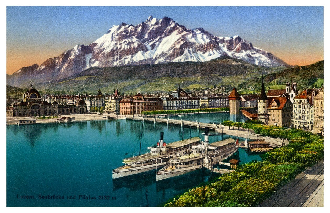 Luzern, İsviçre, 20. yüzyıl by Unbekannt