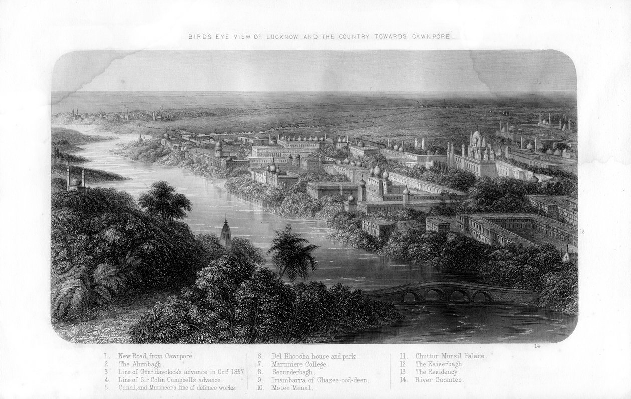 Lucknow, Uttar Pradesh, Hindistan, 19. yüzyıl by Unbekannt