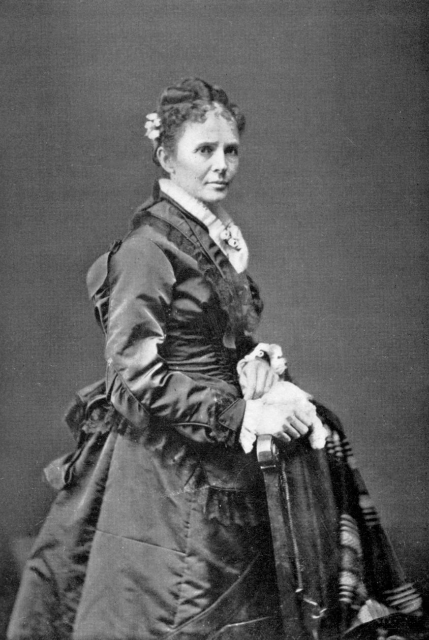 Lucretia Garfield, Amerikan başkanı James A Garfield'ın karısı, 19. yüzyılın sonları, 1908 by Unbekannt