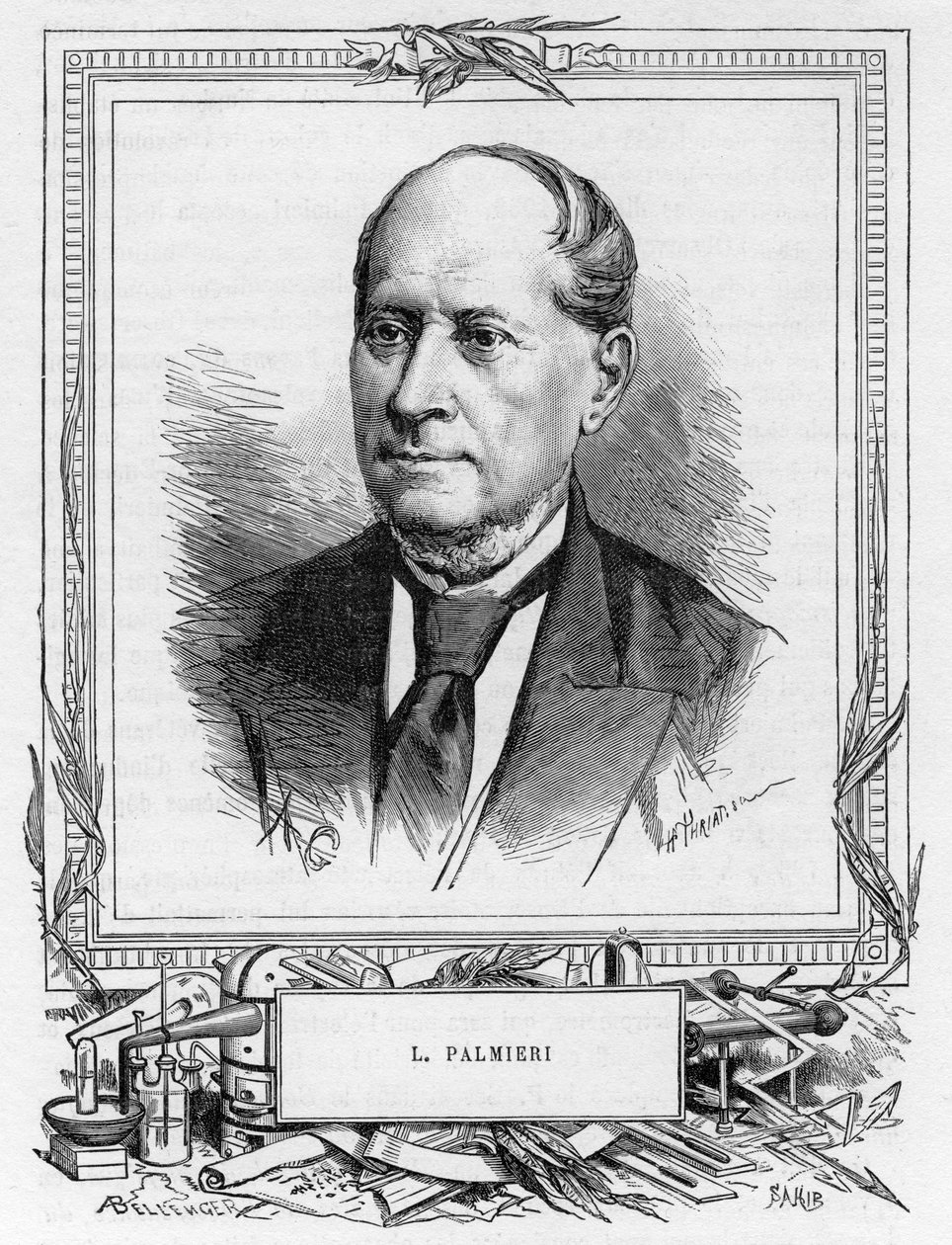 Luigi Palmieri, İtalyan jeofizikçi, 1893 by Unbekannt