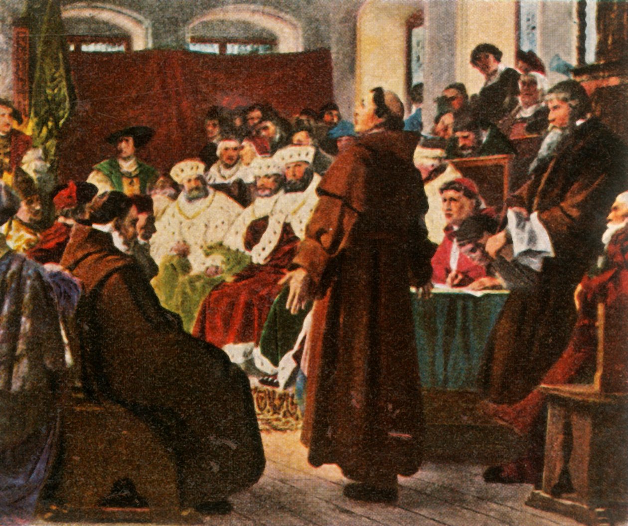 Luther, Solucan Diyetinde, 1521, 1936. by Unbekannt