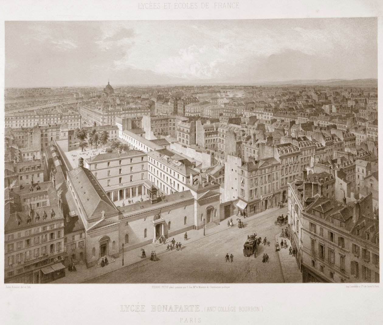 Bonaparte Lisesi, Paris, 1867 by Unbekannt