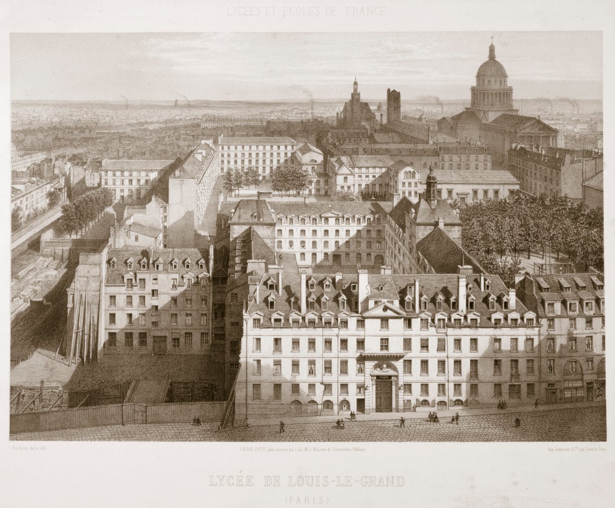 Louis-le-Grand Lisesi, Paris, 1867 by Unbekannt