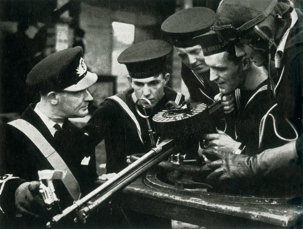 Makineli tüfek talimatı, Fleet Air Arm, c1943. by Unbekannt
