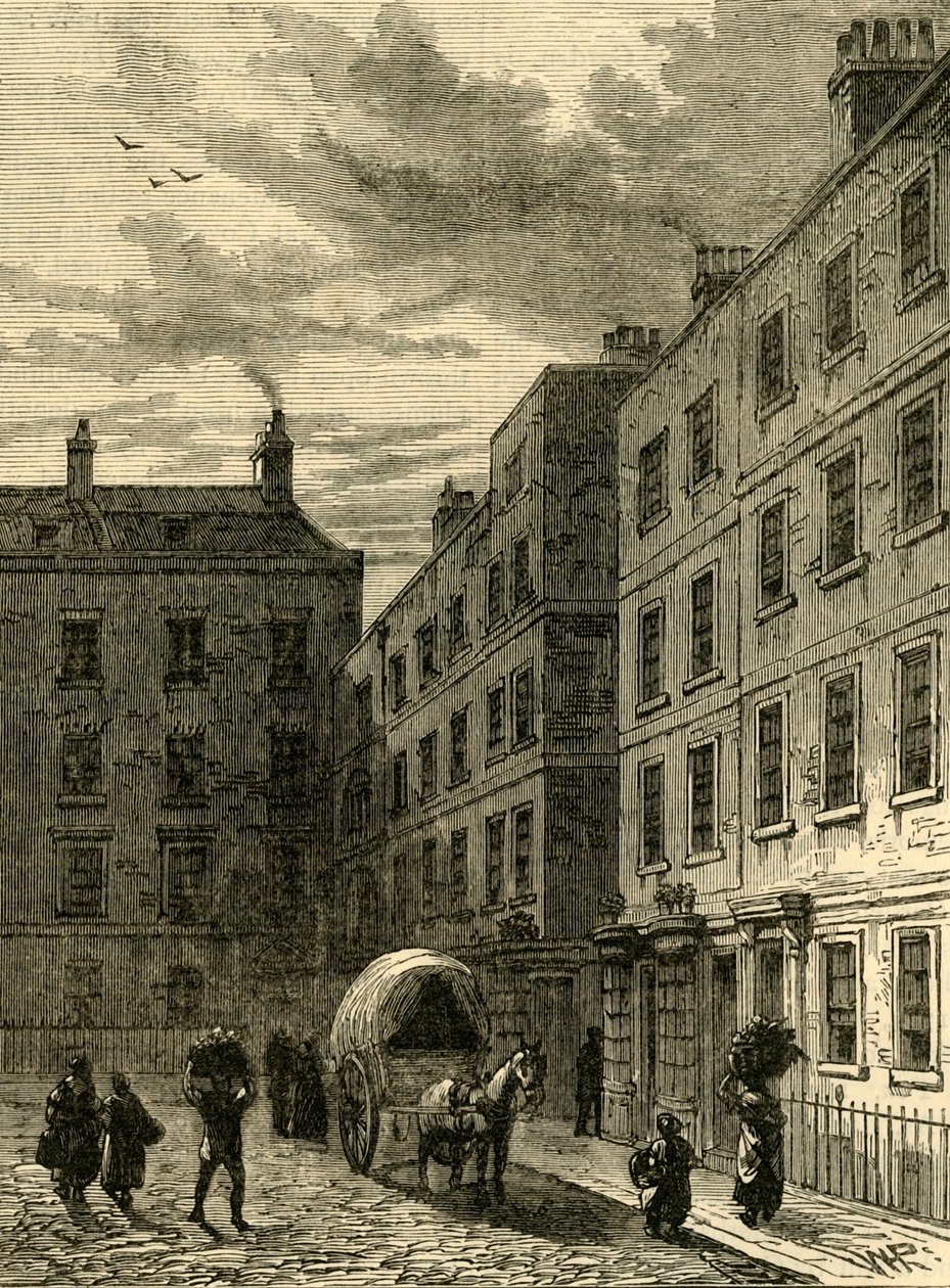Macklins Evi, Tavistock Row, 1881. by Unbekannt