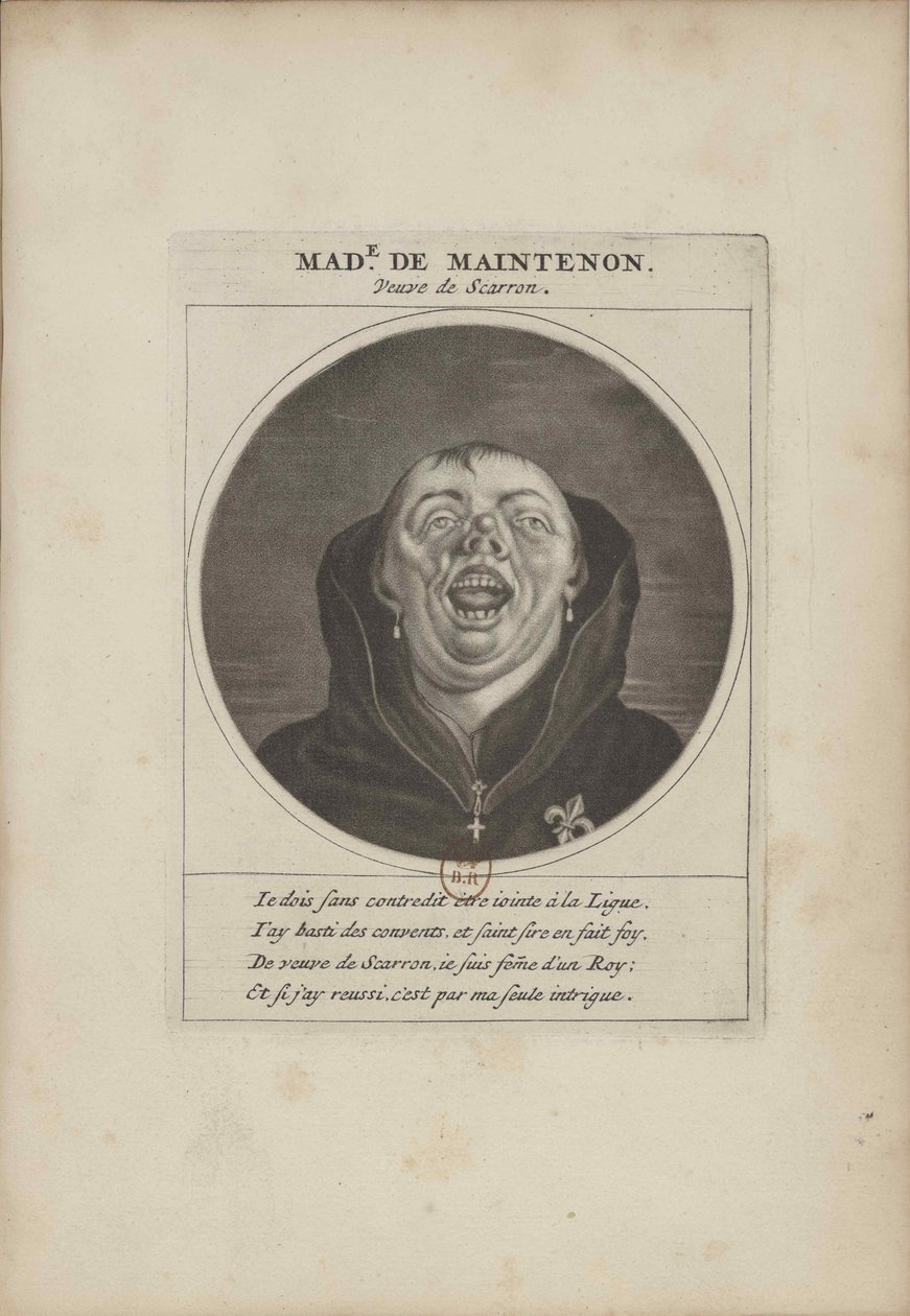 Madame de Maintenon, keşiş kılığında, yaklaşık 1690. by Unbekannt