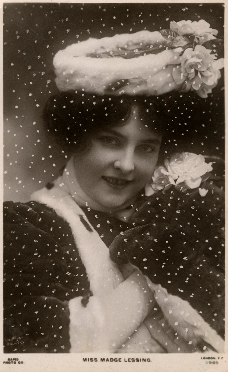 Madge Lessing, Alman aktris, c1906 by Unbekannt
