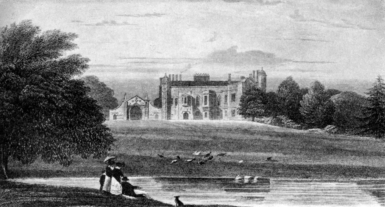 Madingley Salonu, Madingley, Cambridgeshire, 19. yüzyıl 1912 by Unbekannt