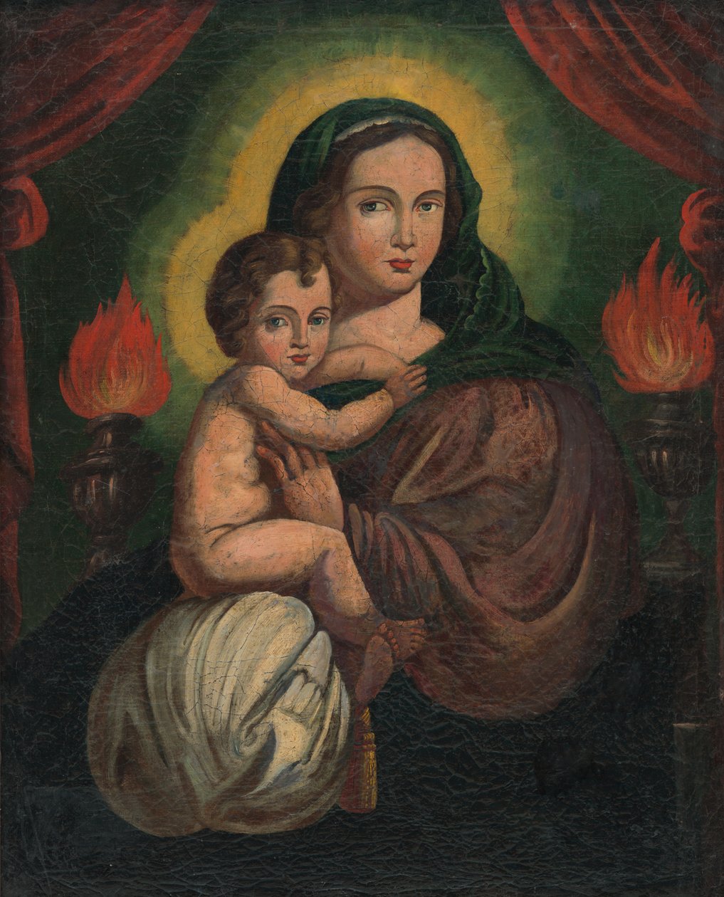 çocuklu madonna by Unbekannt