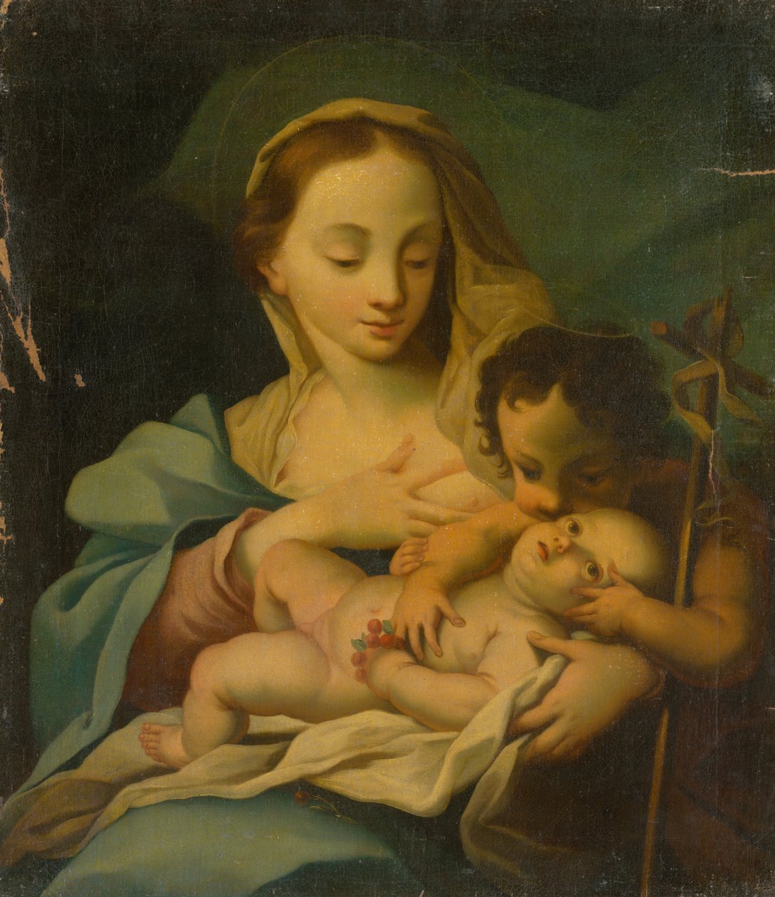 madonna ve çocuk by Unbekannt