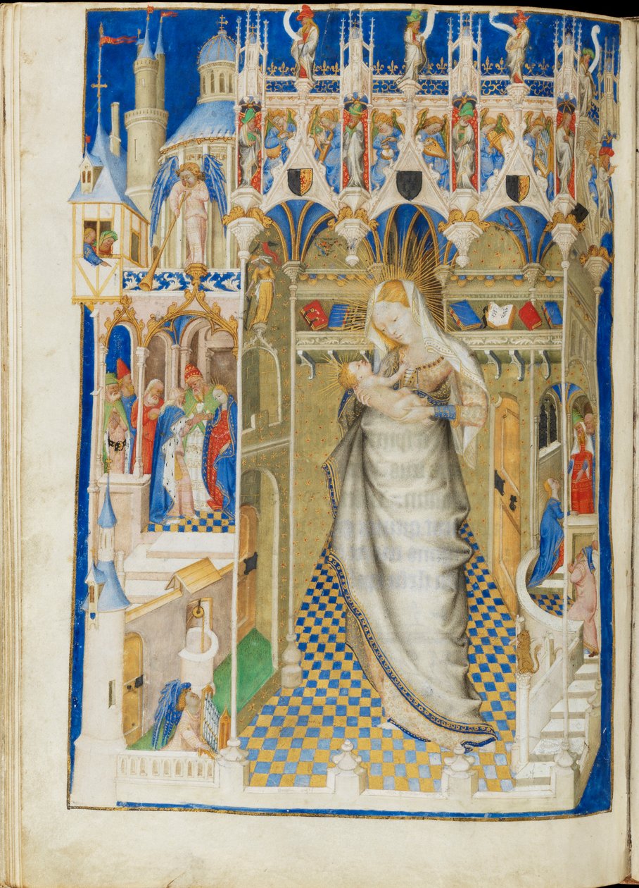 Kilisede Madonna ve Çocuk (Bakirenin Beş Sevinci). Isabella Stuart