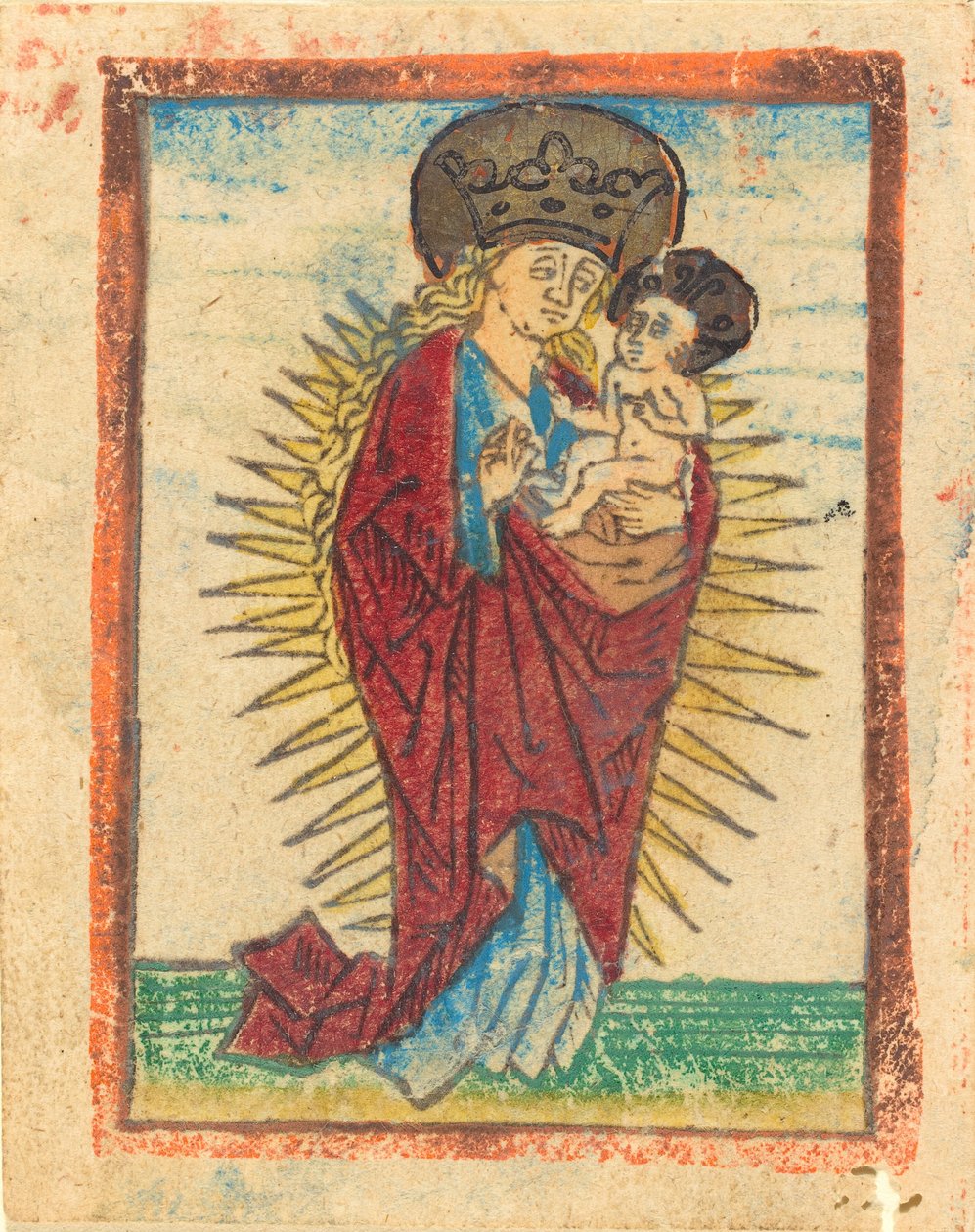 Bir Zaferde Madonna ve Çocuk, c. 1475. by Unbekannt