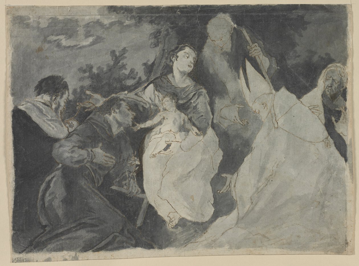 Azizler ile Madonna ve Çocuk, 1700