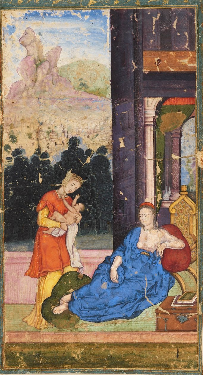 Madonna ve çocuk, 17. yüzyılın başları by Unbekannt