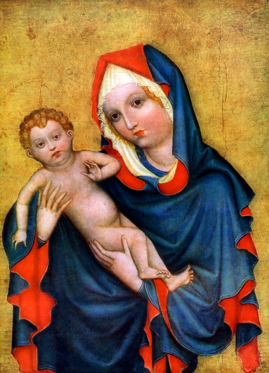 Zlata Korunalı Madonna, c1410 1955 by Unbekannt