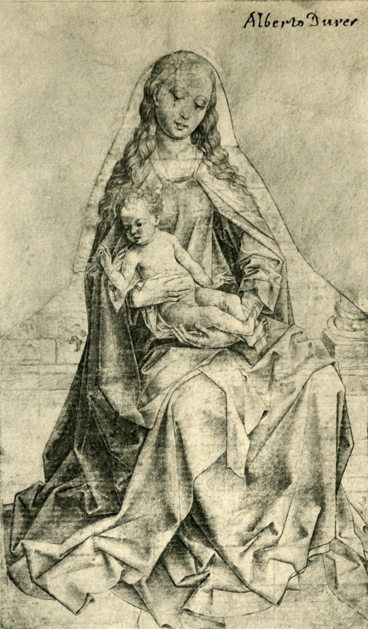 Mesih-Çocuk Kutsaması ile Madonna, 1440-1450, 1943. by Unbekannt