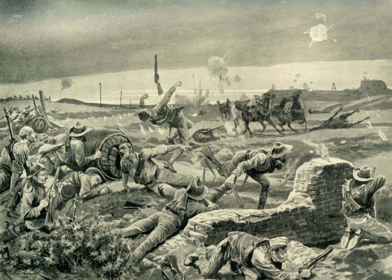 Mafeking: Elofflar Rölyef Arifesinde Çaresiz Saldırı, 1901. by Unbekannt
