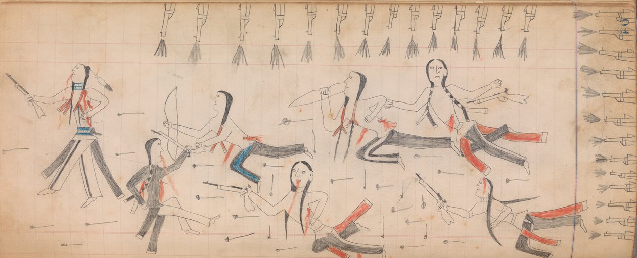 Maffet Ledger: Çizim, ca. 1874-81. by Unbekannt