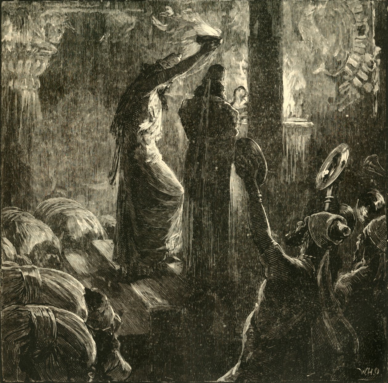Magi, Kutsal Ateşin Çevresi, 1890. by Unbekannt