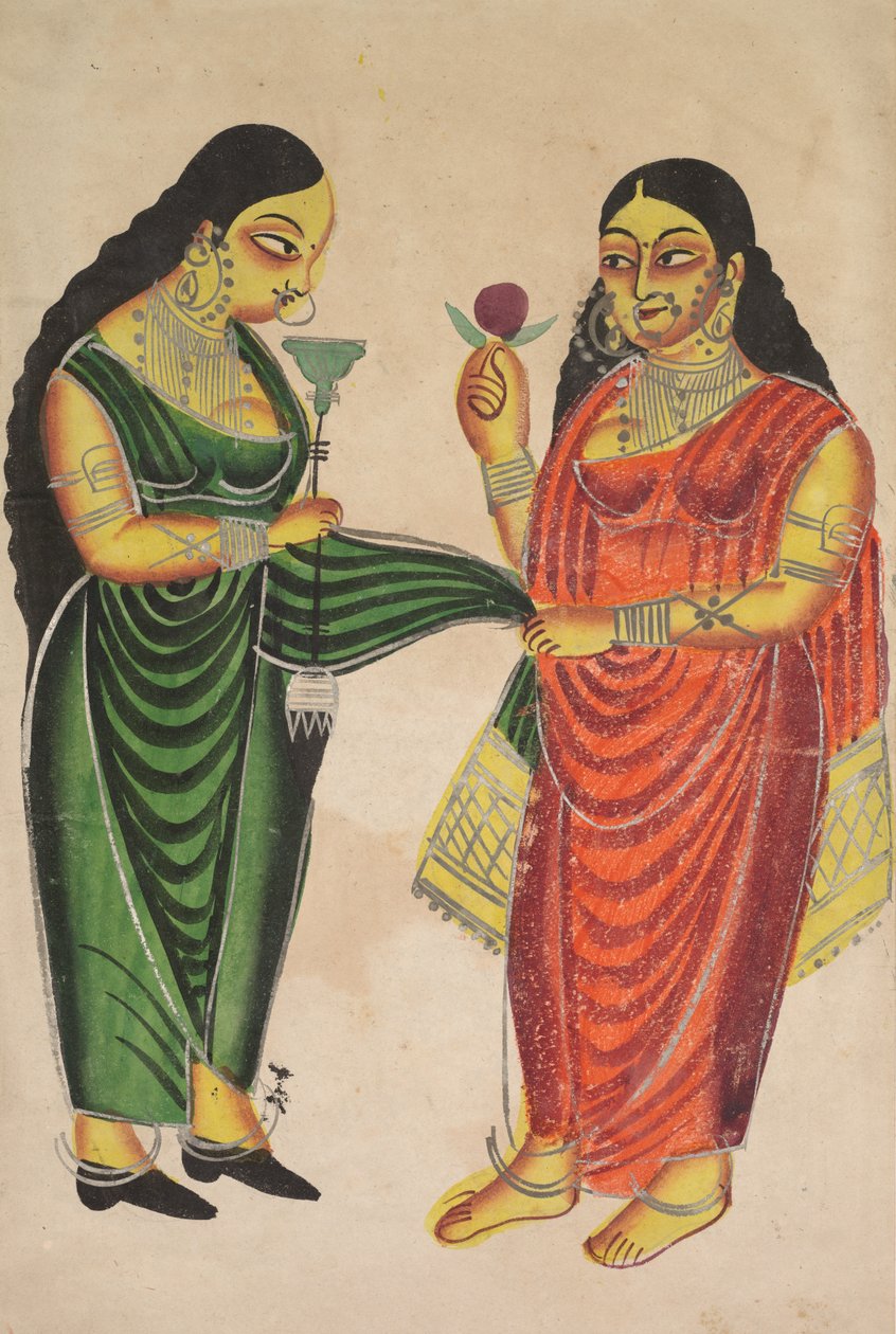 Bir Hanıma Nargile Getiren Hizmetçi, 1800