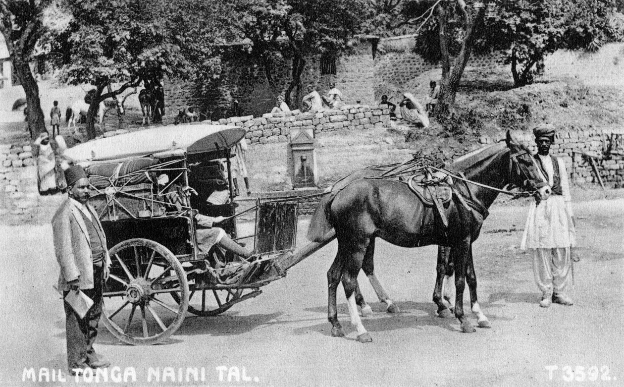 Posta tongası, Nainital, Hindistan, 1917 by Unbekannt
