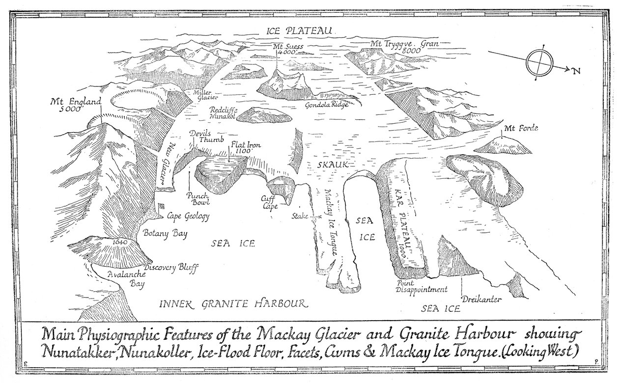 Mackay Buzulu ve Granit Limanının Temel Fizyografik Özellikleri, 1913 by Unbekannt