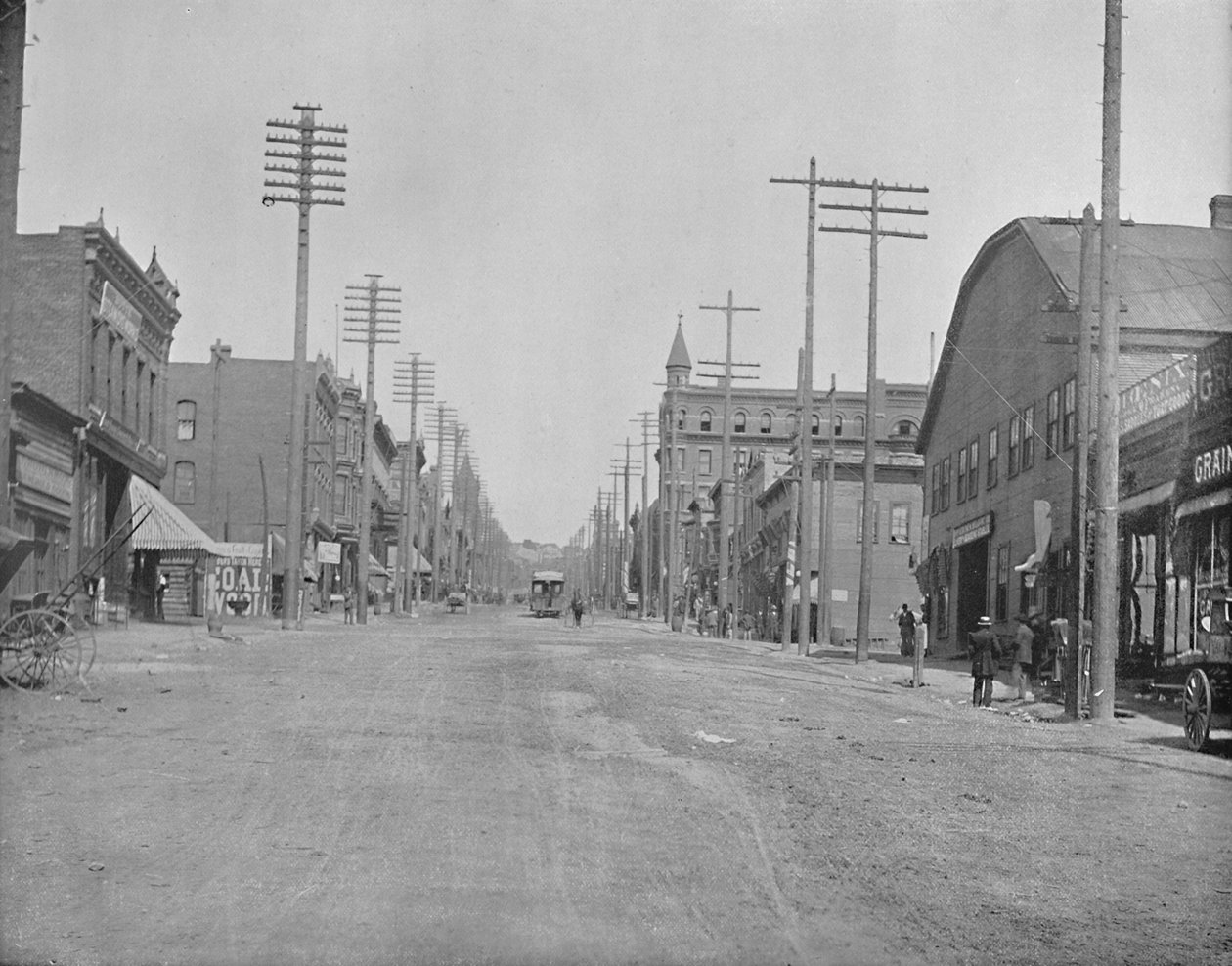 Ana Cadde, Butte Şehri, Montana, c1897. by Unbekannt