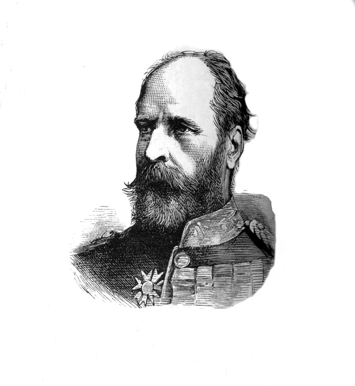 Binbaşı-Gen. Sir EB Hamley, İkinci Tümen Komutanlığı, c1882 by Unbekannt