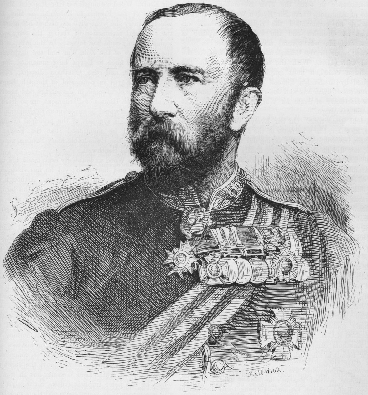 Tümgeneral Sir Henry Evelyn Wood, VC, KCB, İngiliz askeri, 1884 by Unbekannt