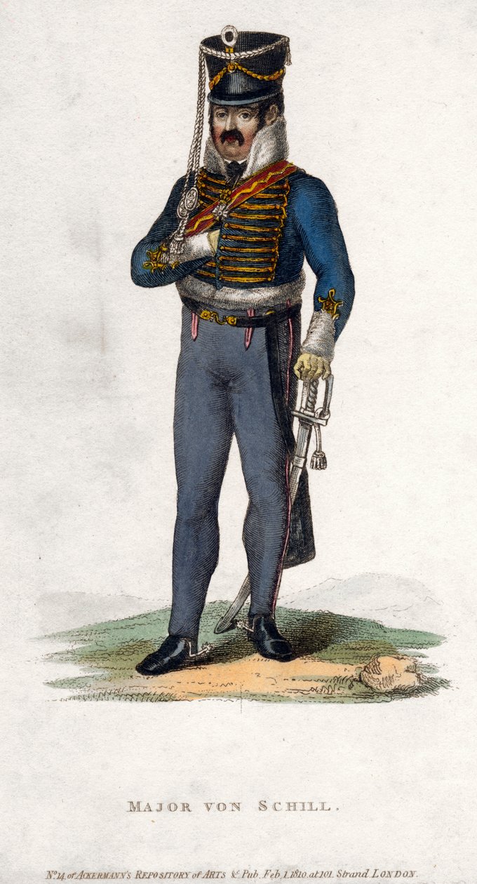 Binbaşı von Schill, 1810 by Unbekannt