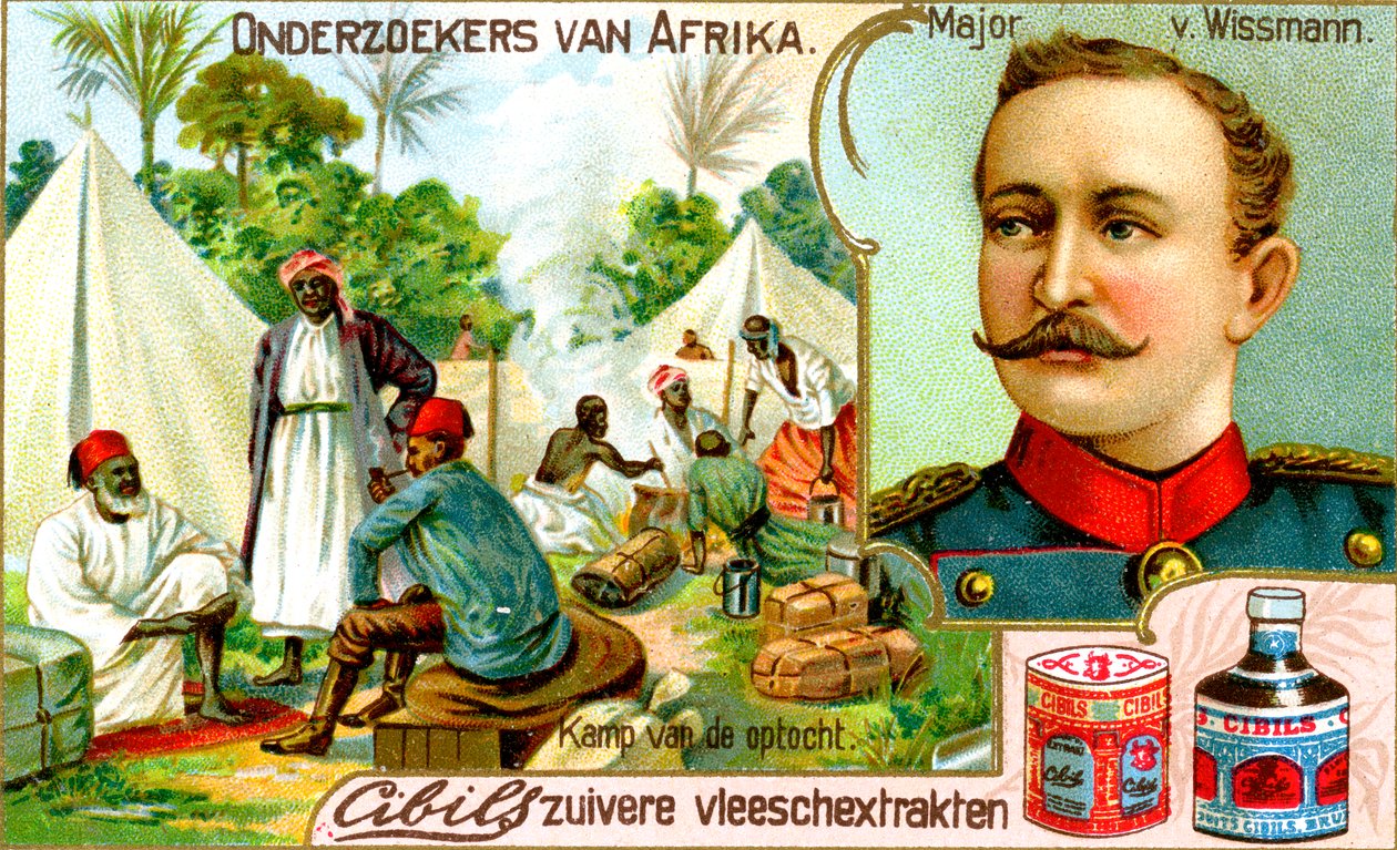 Binbaşı von Wissman, Alman askeri, c1900 by Unbekannt